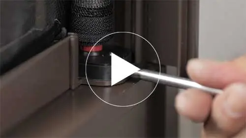 Vidéo d'instructions sur la façon d'installer et d'ajuster les moustiquaires invisibles Zip